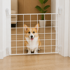 DogBedHouse Anti-Escape Mesh & Adjustable Steel Frame Puppy Fence