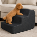 DogBedHouse Anti-Slip Corduroy & Washable Dog Stairs (Removable Cover)