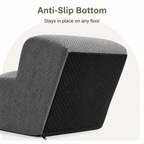 DogBedHouse Anti-Slip Corduroy & Washable Dog Stairs (Removable Cover)