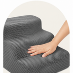 DogBedHouse Anti-Slip Corduroy & Washable Dog Stairs (Removable Cover)