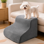 DogBedHouse Anti-Slip Corduroy & Washable Dog Stairs (Removable Cover)