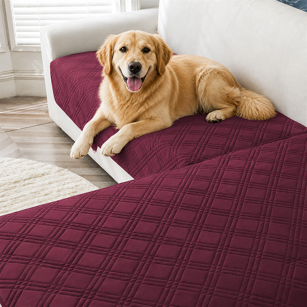 DogBedHouse Anti-Slip & Hair-Resistant Sofa Seat Cover (2-Piece Set)