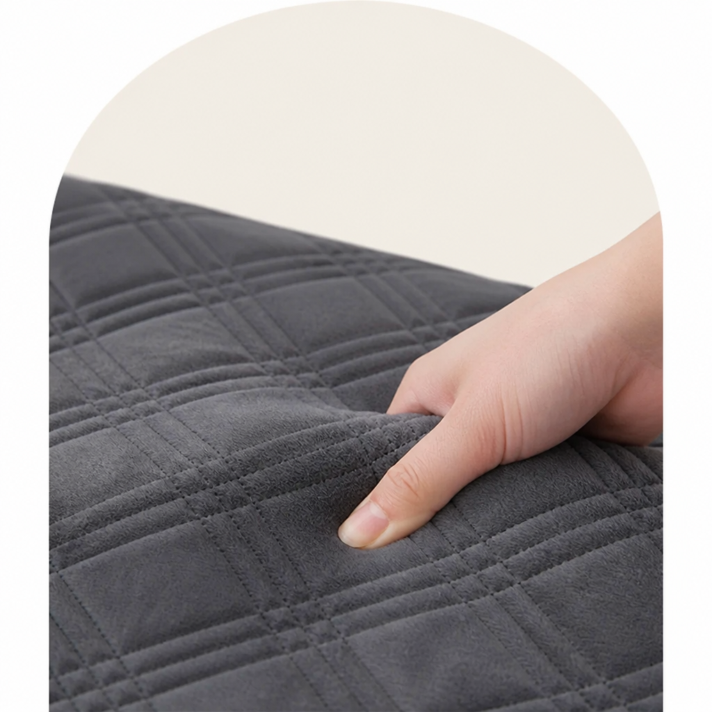DogBedHouse Anti-Slip & Hair-Resistant Sofa Seat Cover (2-Piece Set)