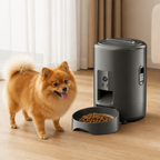 DogBedHouse App-Controlled & Portion-Controlled Pet Feeder (8.5-Cup Hopper)