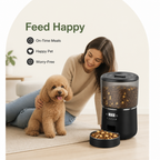 DogBedHouse App-Controlled & Scheduled Automatic Pet Feeder (Detachable Stainless Bowl)