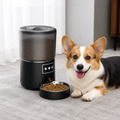 DogBedHouse App-Controlled & Scheduled Automatic Pet Feeder (Detachable Stainless Bowl)