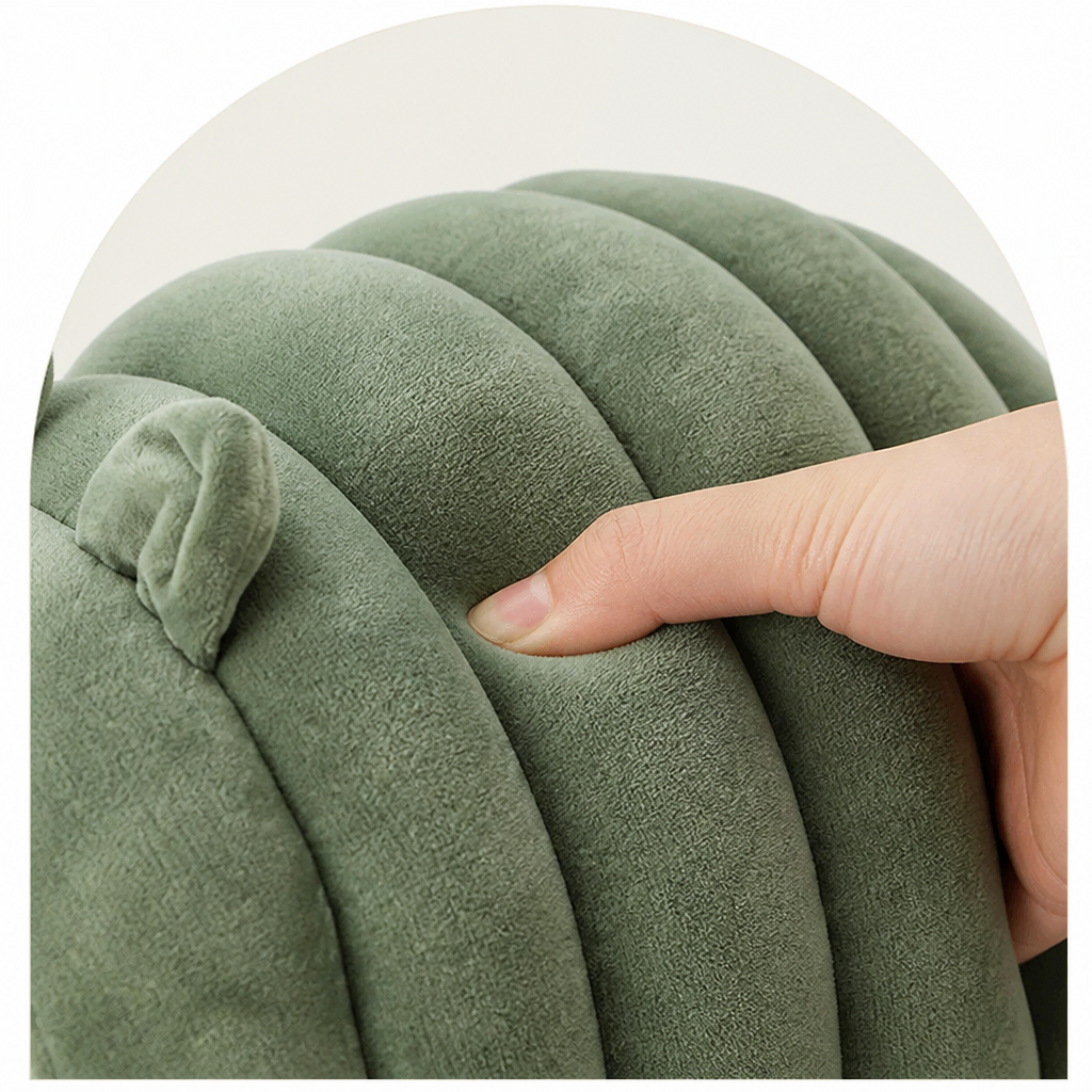 DogBedHouse Arctic Cashmere Half-Enclosed Cat Bed (Removable Washable Cushion)