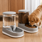 DogBedHouse Automatic Continuous Flow Water Fountain & Feeder