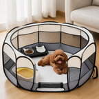 DogBedHouse Bite-Resistant Oxford & Mosquito-Proof Playpen Tent (Foldable)