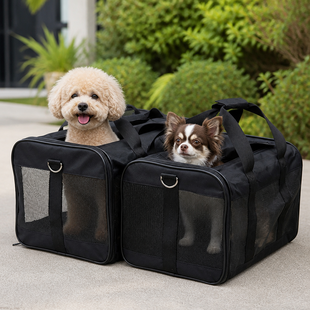 DogBedHouse Breathable & Foldable Pet Carrier (Airline-Approved)
