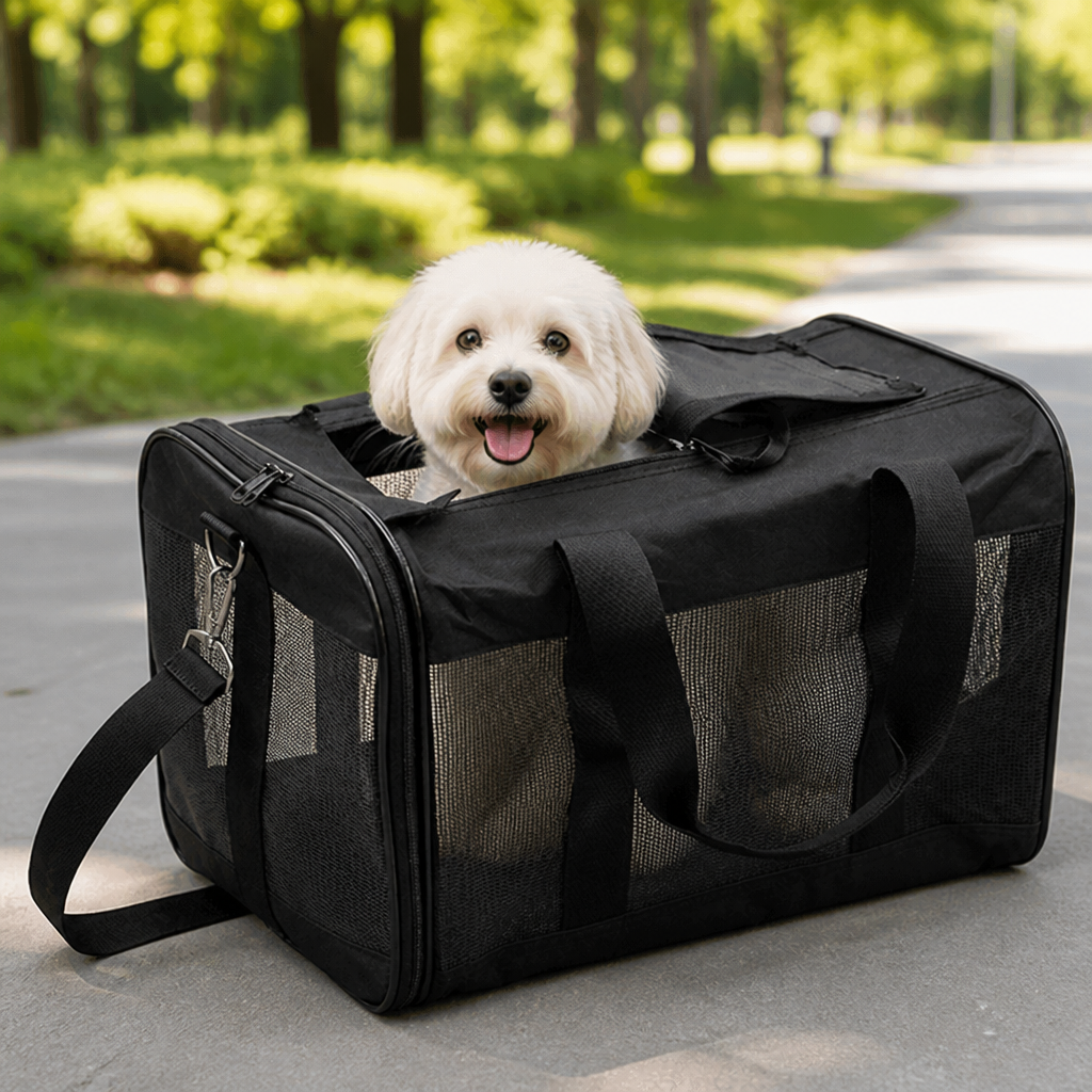 DogBedHouse Breathable & Foldable Pet Carrier (Airline-Approved)