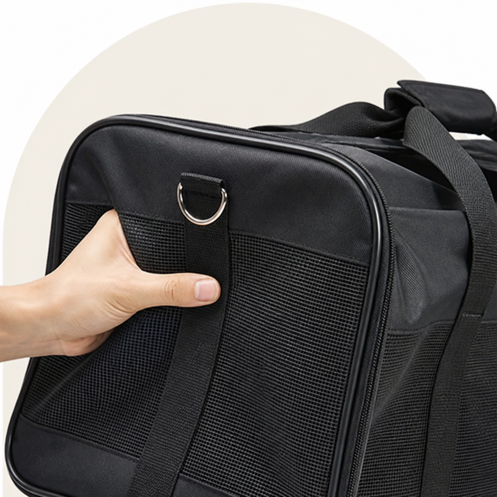 DogBedHouse Breathable & Foldable Pet Carrier (Airline-Approved)