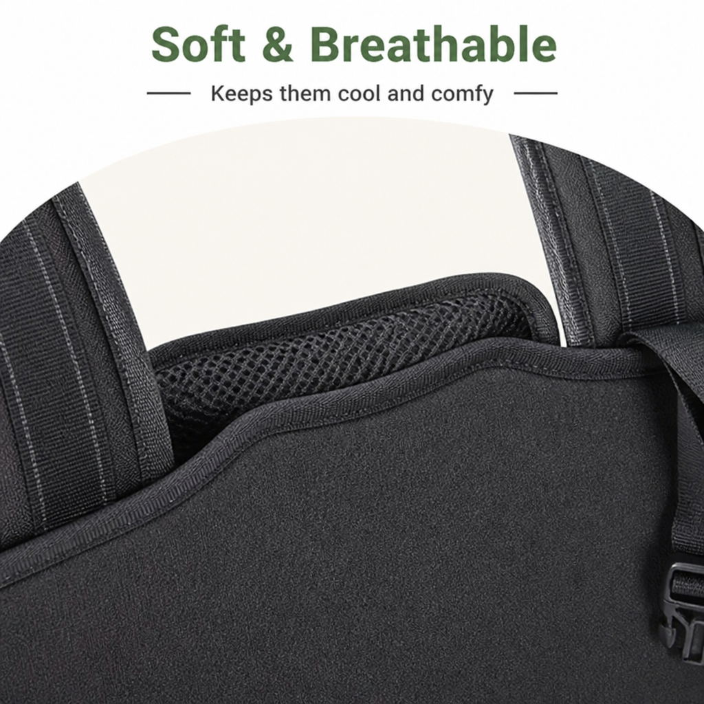 DogBedHouse Breathable Full-Body Support Sling Carrier (For Large Dogs)