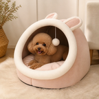 DogBedHouse Breathable High-Rebound & Detachable Washable Cat Cave Bed