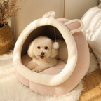 DogBedHouse Breathable High-Rebound & Detachable Washable Cat Cave Bed