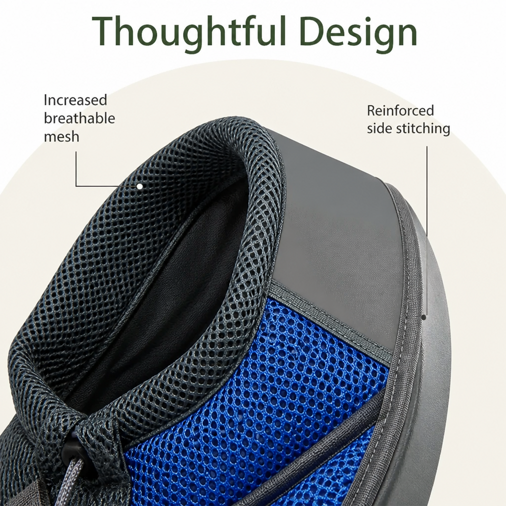 DogBedHouse Breathable Mesh & Adjustable Cross-Body Travel Carrier