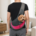 DogBedHouse Breathable Mesh & Adjustable Cross-Body Travel Carrier