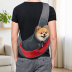 DogBedHouse Breathable Mesh & Adjustable Cross-Body Travel Carrier