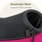 DogBedHouse Breathable Mesh & Adjustable Crossbody Dog Sling Carrier
