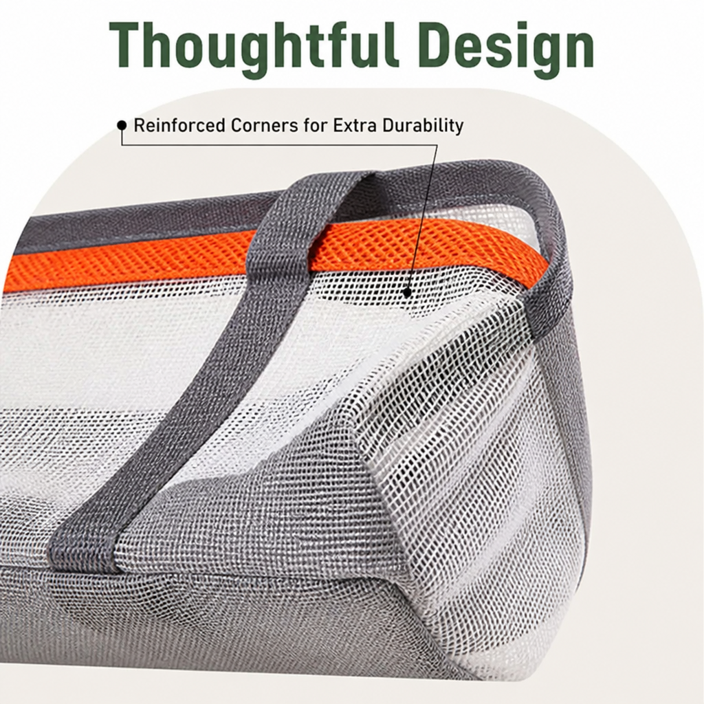 DogBedHouse Breathable Mesh & Adjustable Strap Travel Carrier
