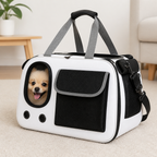 DogBedHouse Breathable Mesh & Bubble Window Travel Carrier