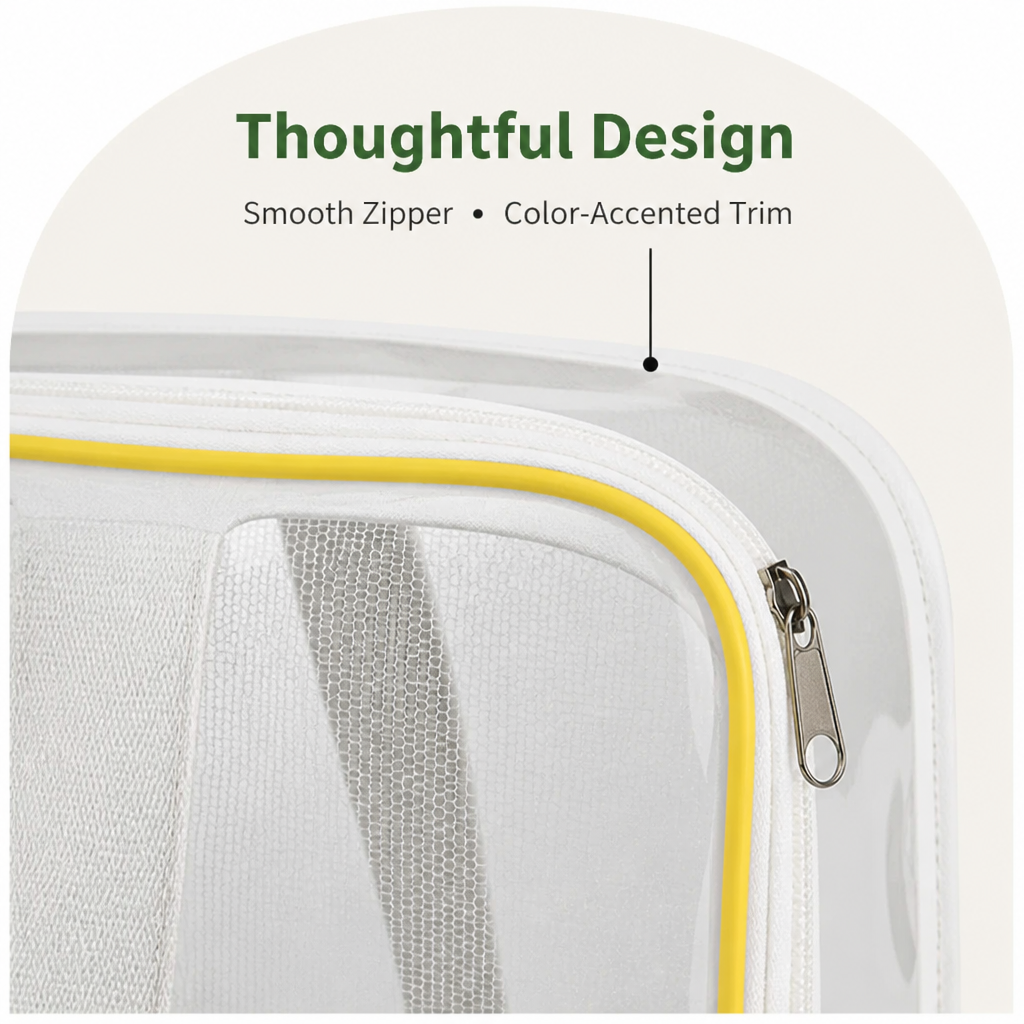 DogBedHouse Breathable Mesh & Cushioned Pet Carrier Backpack