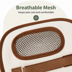 DogBedHouse Breathable Mesh & Dual-Carry Dog Carrier (Wipe-Clean)