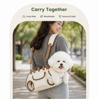 DogBedHouse Breathable Mesh & Dual-Carry Dog Carrier (Wipe-Clean)