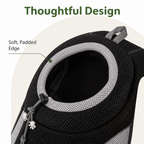 DogBedHouse Breathable Mesh & Ergonomic Padded Dog Carrier Backpack (Removable Base)