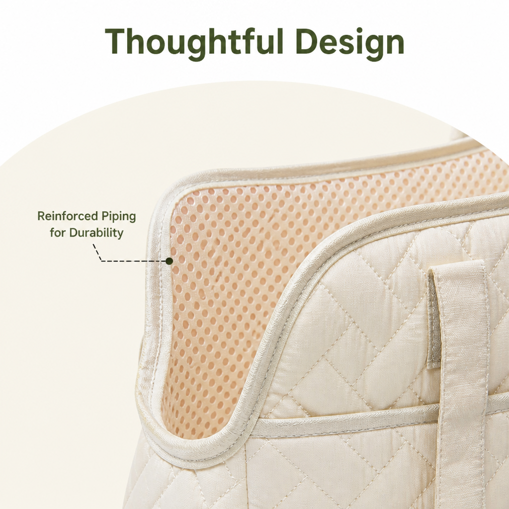 DogBedHouse Breathable Mesh & Escape-Proof Pet Carrier Tote