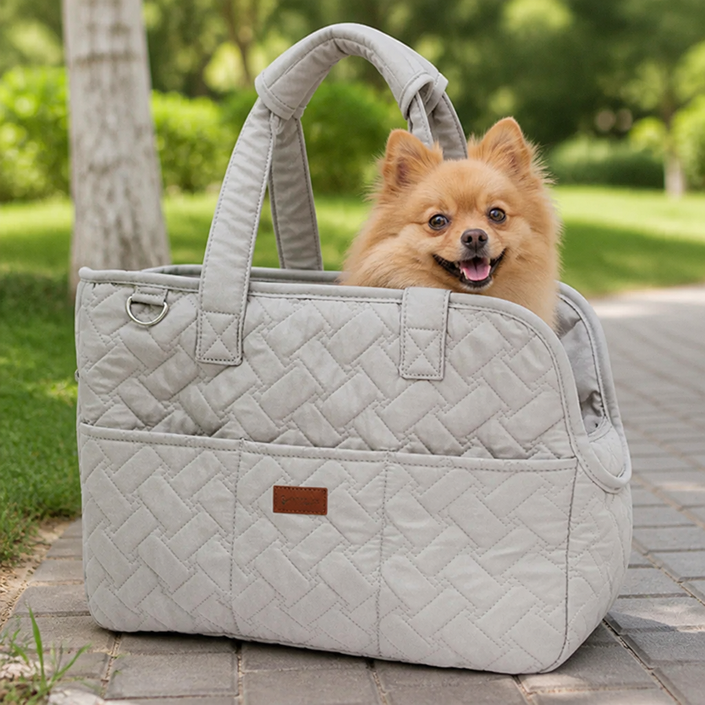 DogBedHouse Breathable Mesh & Escape-Proof Pet Carrier Tote