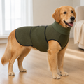 DogBedHouse Breathable Mesh & Flannel Hood Calming Vest (Adjustable Velcro)