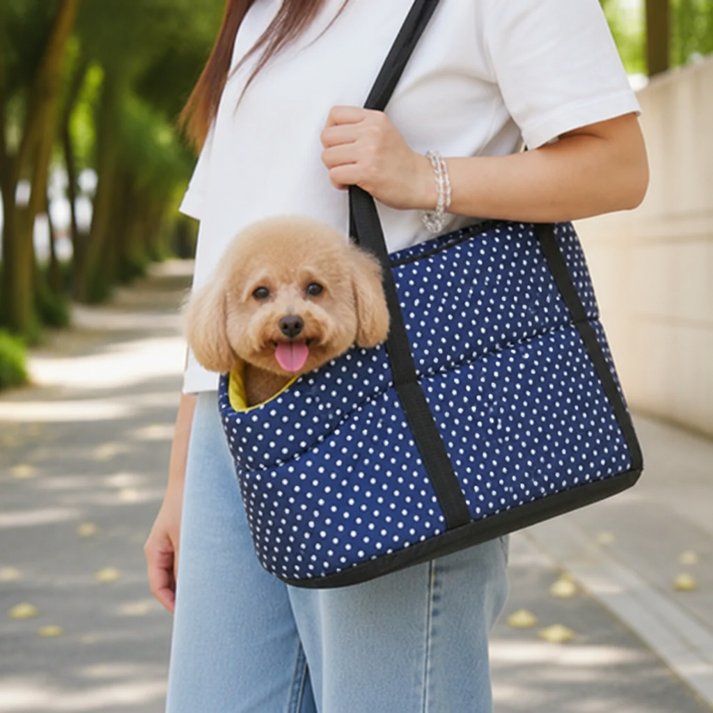DogBedHouse Breathable Mesh & Insulated Pet Carrier (Foldable)