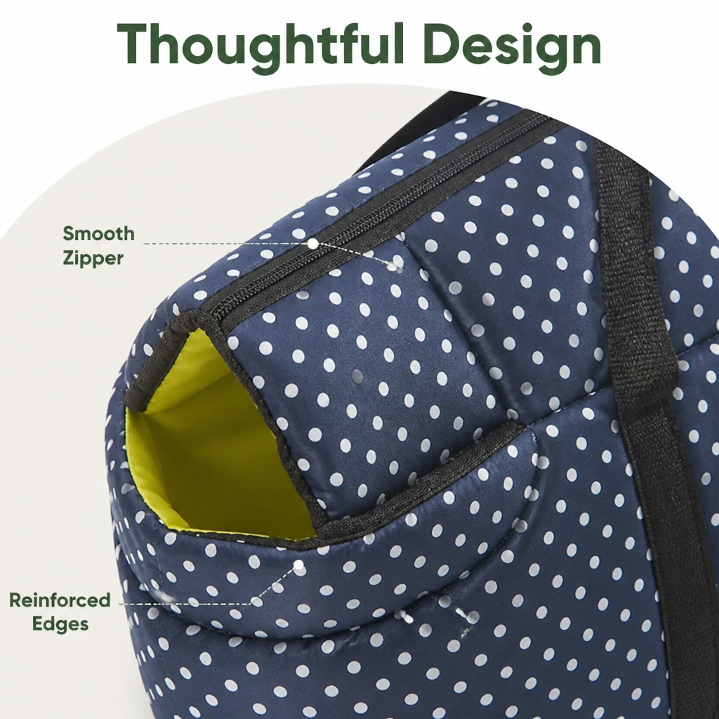 DogBedHouse Breathable Mesh & Insulated Pet Carrier (Foldable)