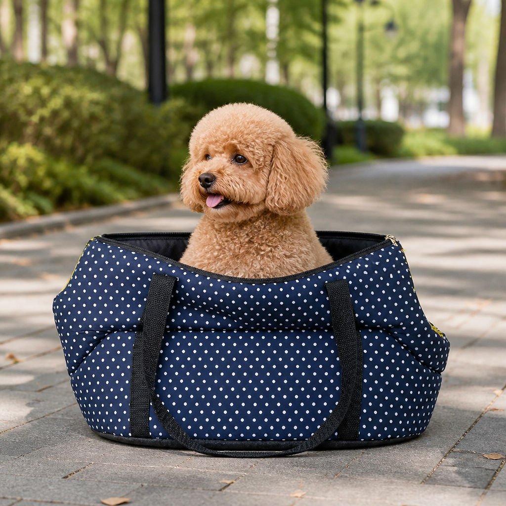 DogBedHouse Breathable Mesh & Insulated Pet Carrier (Foldable)