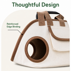 DogBedHouse Breathable Mesh & Internal Safety Leash Sling Backpack