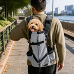 DogBedHouse Breathable Mesh & Lightweight Dog Backpack Carrier
