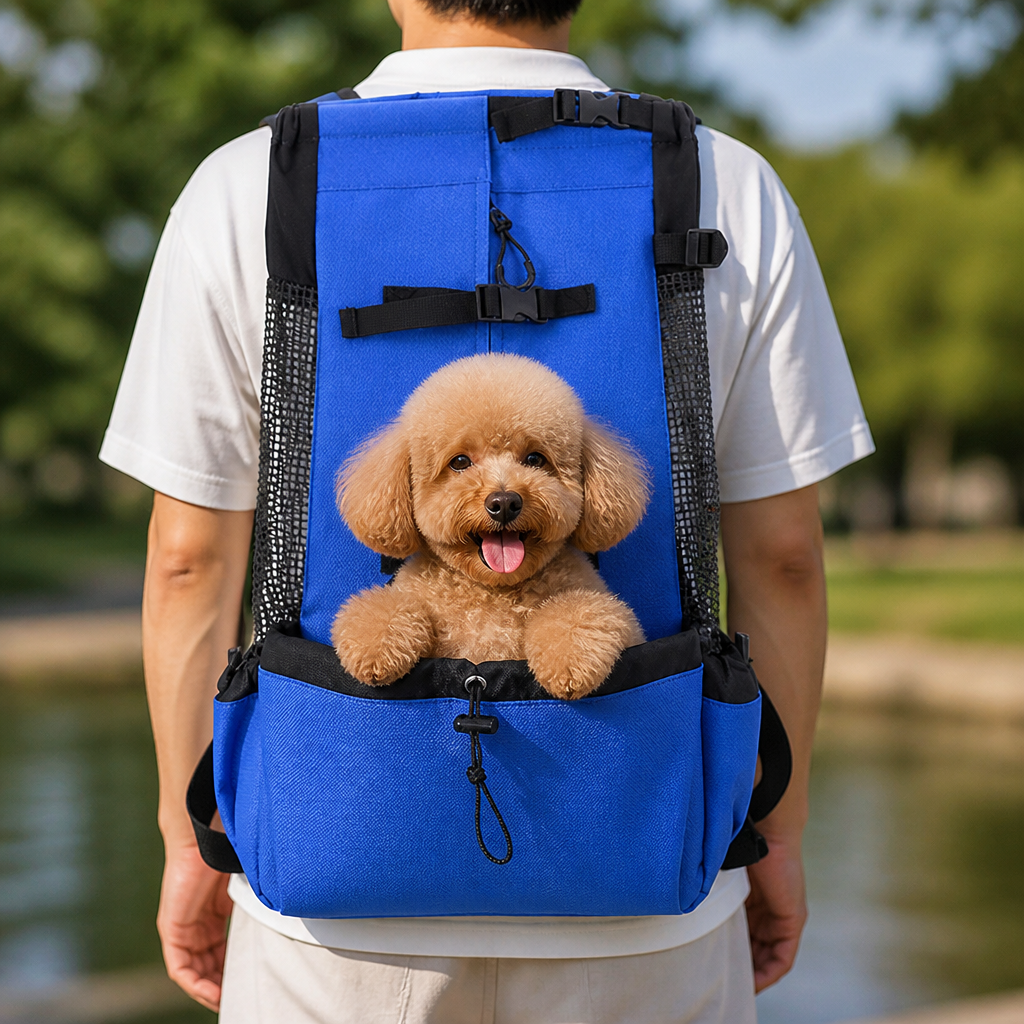 DogBedHouse Breathable Mesh & Lightweight Dog Backpack Carrier