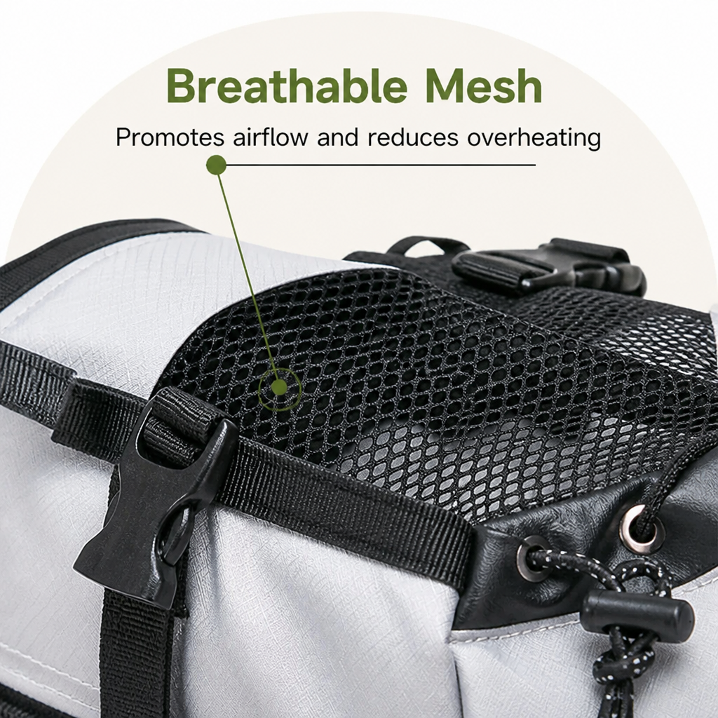 DogBedHouse Breathable Mesh & Lightweight Dog Backpack Carrier
