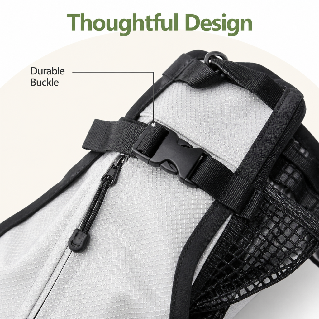 DogBedHouse Breathable Mesh & Lightweight Dog Backpack Carrier