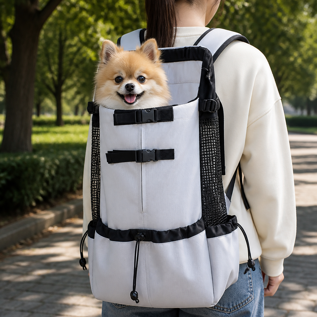 DogBedHouse Breathable Mesh & Lightweight Dog Backpack Carrier