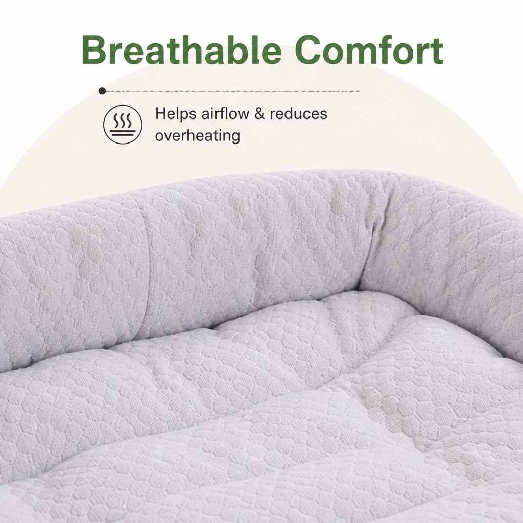 DogBedHouse Breathable Mesh & No-Power Cooling Dog Bed (Removable Cover)