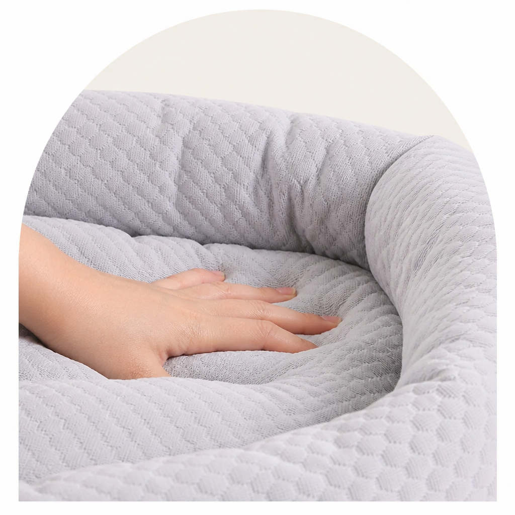 DogBedHouse Breathable Mesh & No-Power Cooling Dog Bed (Removable Cover)