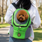 DogBedHouse Breathable Mesh & Padded Pet Backpack Carrier (Front/Back Convertible)