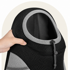 DogBedHouse Breathable Mesh & Padded Pet Backpack Carrier (Front/Back Convertible)