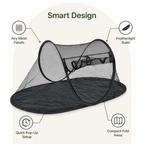 DogBedHouse Breathable Mesh Pop-Up Pet Tent