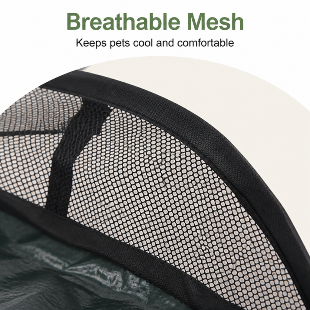 DogBedHouse Breathable Mesh Pop-Up Pet Tent