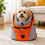DogBedHouse Breathable Mesh & Reflective Backpack Carrier (Removable Pad)