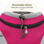 DogBedHouse Breathable Mesh & Reflective Backpack Carrier (Removable Pad)