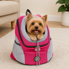 DogBedHouse Breathable Mesh & Reflective Backpack Carrier (Removable Pad)